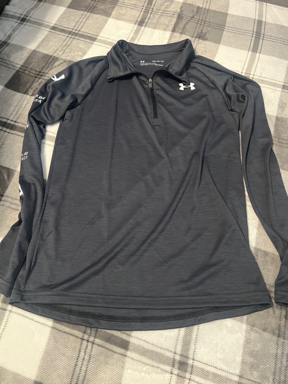 Under Armour Black Long-Sleeve Quarter-Zip Pullover
